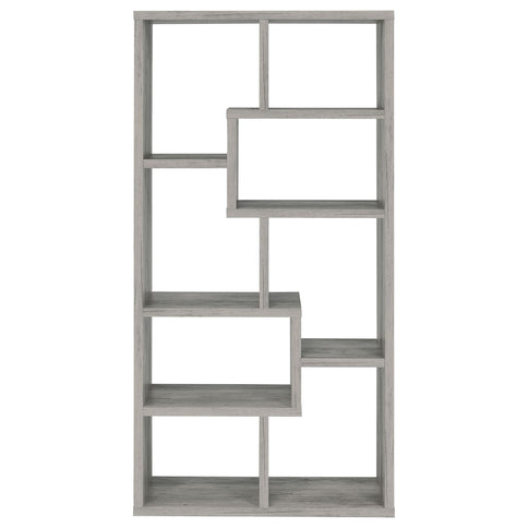 Lawton - 7 Shelf Bookshelf - Driftwood