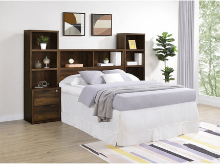 Geary - Bookcase Headboard With Open Cubbies