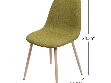 Elegant Dining Chair Set With Fabric