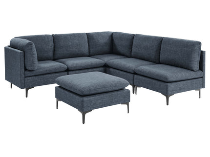 Upholstered Modular Sectional & Tall Legs