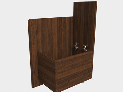 Folding Desk With Mirror And Storage Stol For Bedroom