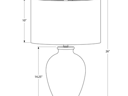 Transitional Lighting, Table Lamp - Cream