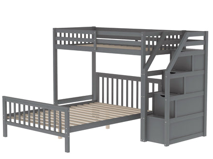 Loft Bed With Staircase And Storage