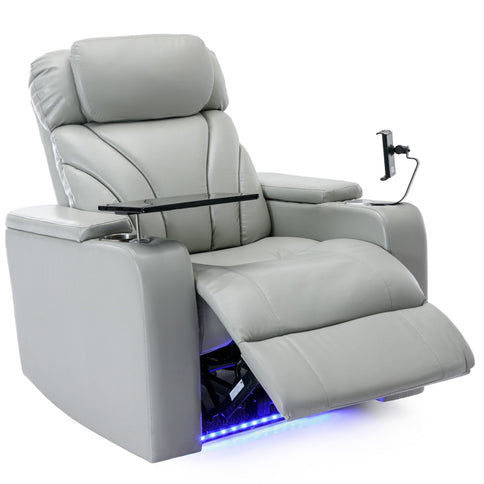Power Motion Recliner Electric Power Recliner With USB Charging Port, Hidden Arm Storage, Convenient Cup Holder And tooth Speaker