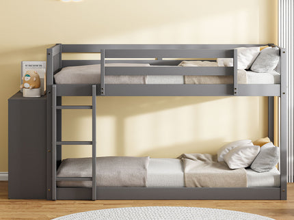 Bunk Bed With 4 Drawers And 3 Shelves