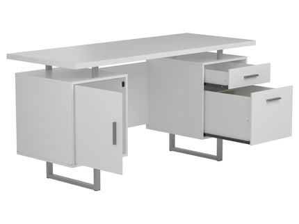 Jensen - 2 Drawer Desk - White