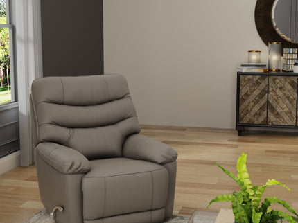 Oslo Antelope - Swivel Glider Recliner With Manual Footrest