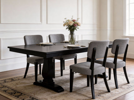 Contemporary Armless Dining Chairs (Set of 2)