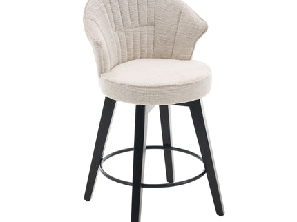 Wing Back Swivel Bar Stools (Set of 2)