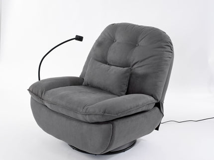 Power Recliner Swivel Glider USB Charger With tooth Music Player, Sleep, Working, Game And Leisure