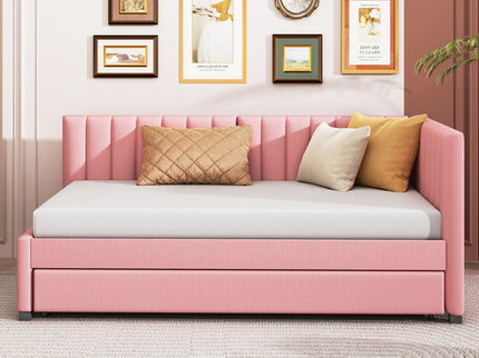 Upholstered Daybed, Sofa Bed Frame, No Box Spring Needed