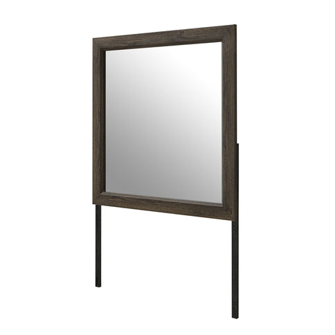 Harry - Mirror, Large Scale Design For Bedroom - Brown