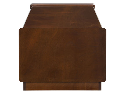 Modern Rectangle Coffee Table With 4 Drawers And 2 Display Shelves