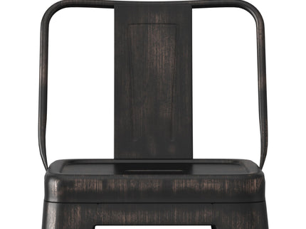 Rayne - Curved Back Metal Stool (Set of 2)