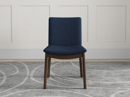 Laura - Mid-Century Modern Solid Wood Dining Chair (Set of 2)