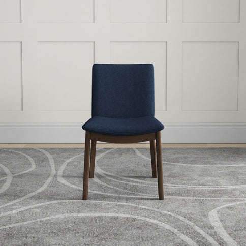 Laura - Mid-Century Modern Solid Wood Dining Chair (Set of 2)