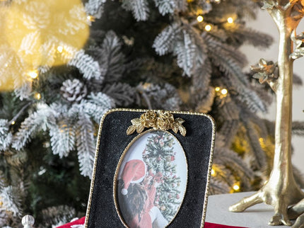 Vintage Photo Frame - Gold / Black