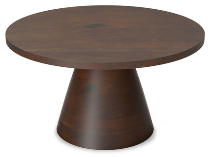 Winnie - Round Coffee Table - Walnut