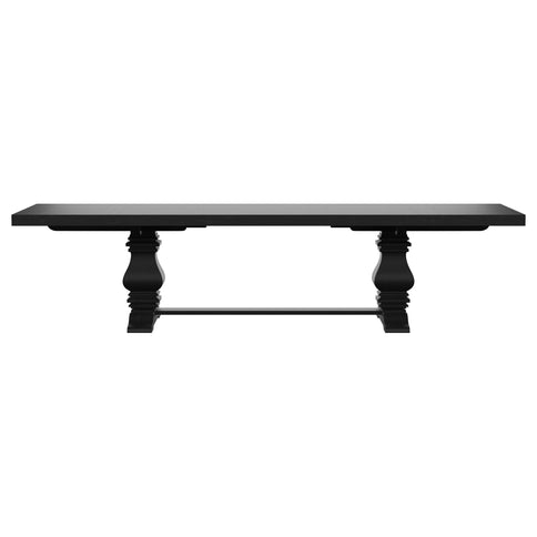 Extension Dining Table Set With Expandable Table With Upholstered Wingback Chairs