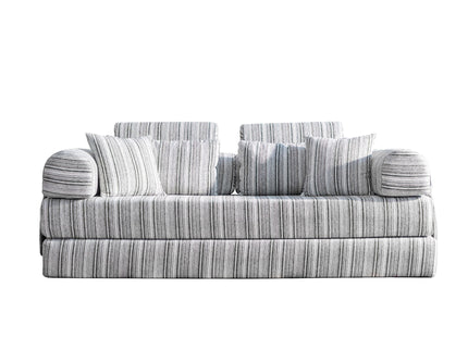 Convertible Sleeper Sofa Bed With High Density Compressed Sponge, Upholstered Couch For Living Room