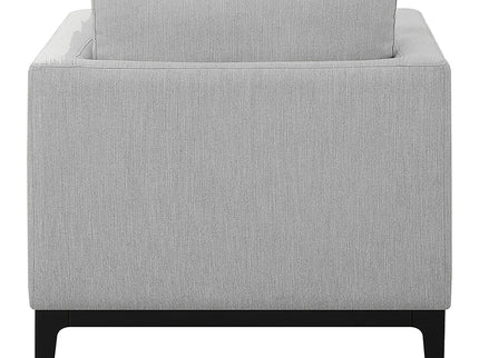 Saba - Upholstered Chair With Reversible Cushions - Gray