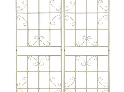 Metal Garden Rustproof Trellis For Climbing Plants Outdoor Flower Support