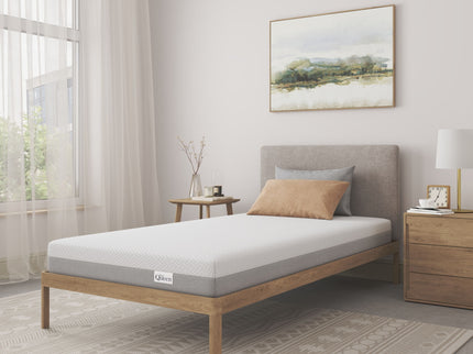 8" Memory Foam Mattress With Adaptive Foam Support And Breathable Cover
