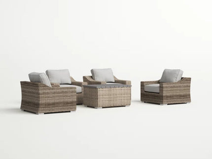 Stylish Sofa Seating Group With Cushions Perfect For Outdoor Gatherings
