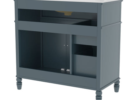 Bathroom Vanity With Sink, Freestanding Cabinet & Drawers
