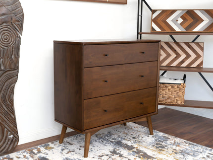 Caroline - Dresser 3 Drawer - Brown / Wood