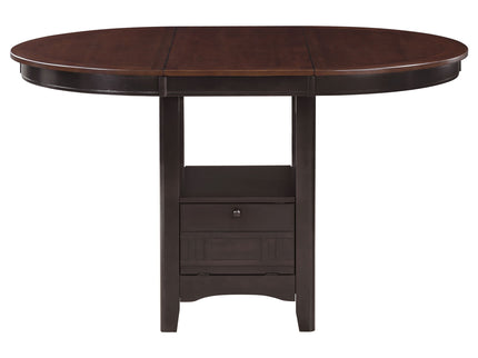 Avonlea - 5 Piece Set With Round Table And Upholstered Chairs - Chestnut
