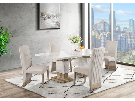 Stacey - Dining Table Set & 4 Chairs