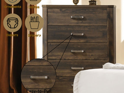 Elettra - Rustic Chest - Walnut