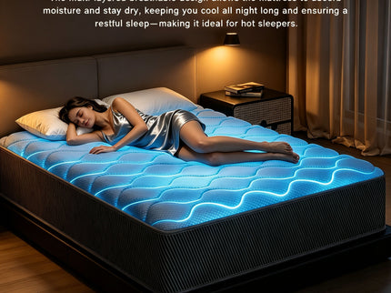 10" Hybrid Mattress With Individual Pocket Coils And Memory Foam