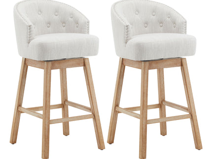 360 Degree Rotation Swivel Counter Stools (Set of 2)