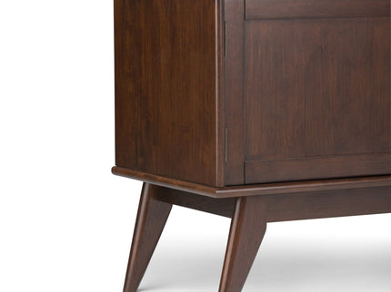 Draper - Handcrafted Mid Century Low TV Media Stand