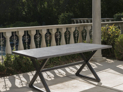 Rolando - Outdoor Aluminum Dining Table With Steel Frame