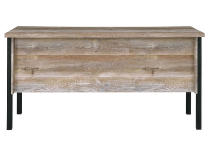 Azura - 4 Drawer Office Desk - Oak