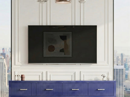 TV Stand With Slatted Drawers