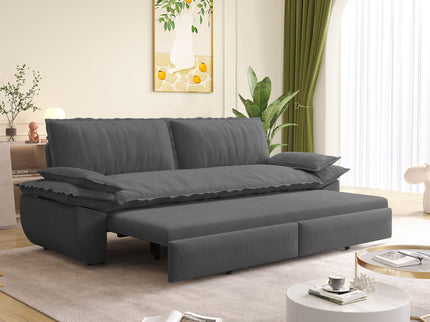 Queen Pull Out Bed, 3 In 1 Convertible Sleeper Sofa