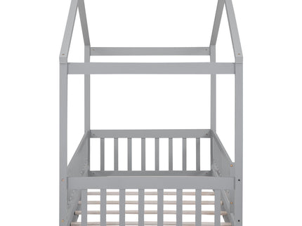 Bed House Bed Frame With Fence