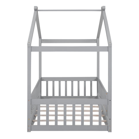 Bed House Bed Frame With Fence
