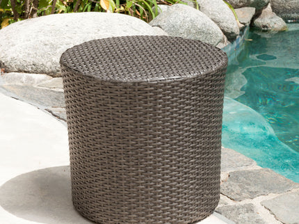 Keaton - Barrel Side Table - Gray