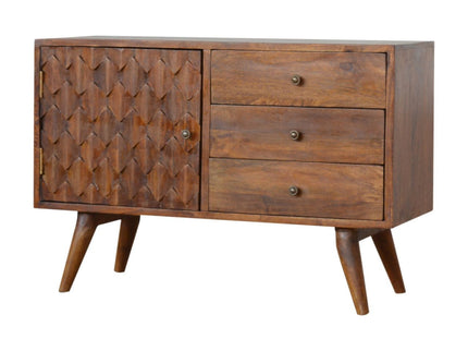 Solid Wood Carved Sideboard