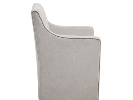 Traditional Skirted Dining Arm Chair