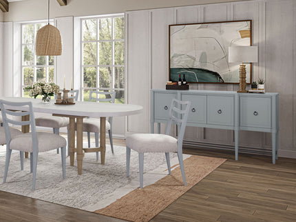 Breakfront Sideboard - Light Blue