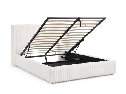 Functional Vertical Striped Bed With Gas Lift Storage