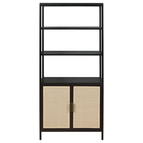 Kenneth - 3 Shelf Radio Weave Accent Cabinet