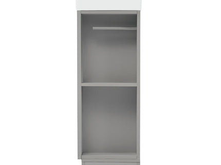 Modern Bathroom Vanity With Sink And 2 Tier Shelf
