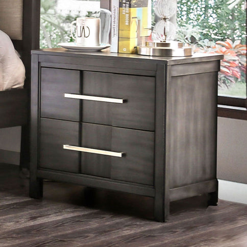 Nightstand With 2 Drawers Design